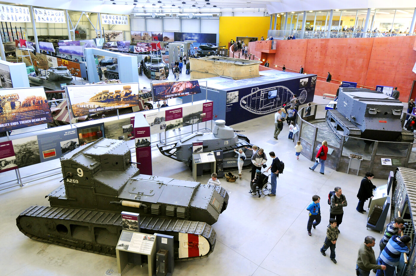 Main exhibition Hall Tank Museum Bovington